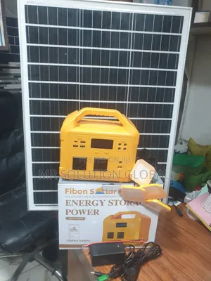 500w Solar Generator With 100w Solar Panel and 4 Bulb