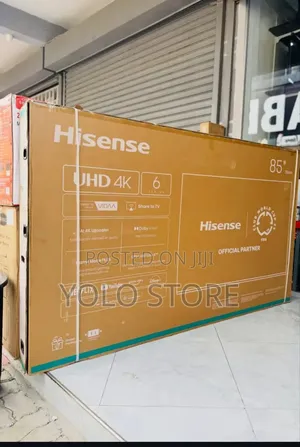 Hisense 85 Inch Smart TVS Uhd Brand New
