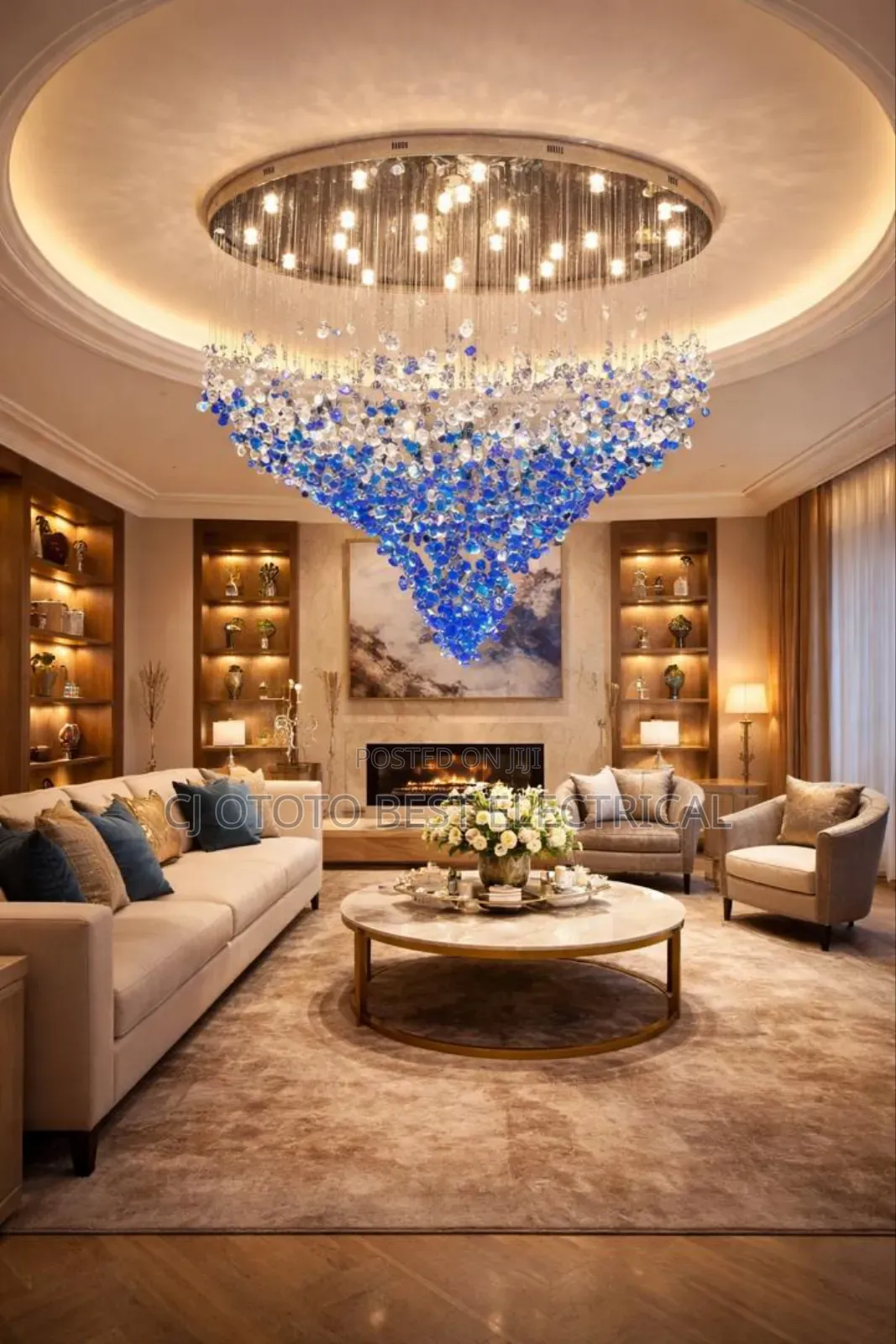 Crystal Sitting Room Luxurious Lovely Light