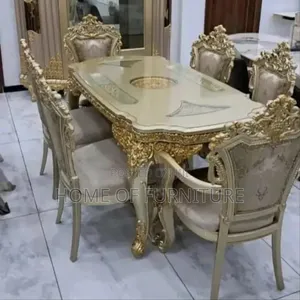 Royal 6-seater Dining Set – Luxury Dining Table With 6 Chairs