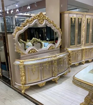 Royal Console Mirror – Elegant Entryway Table With Mirror Set –