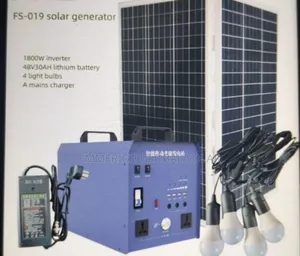 1800watts Solar Generator System With Additional 3 Panels