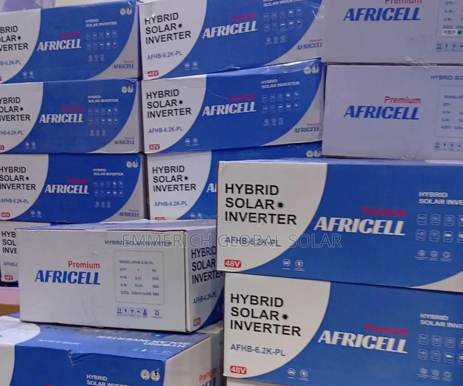 6.2kva Africell Hybrid Inverter
