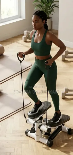 Mini Stepper With Bands Exercise Machine