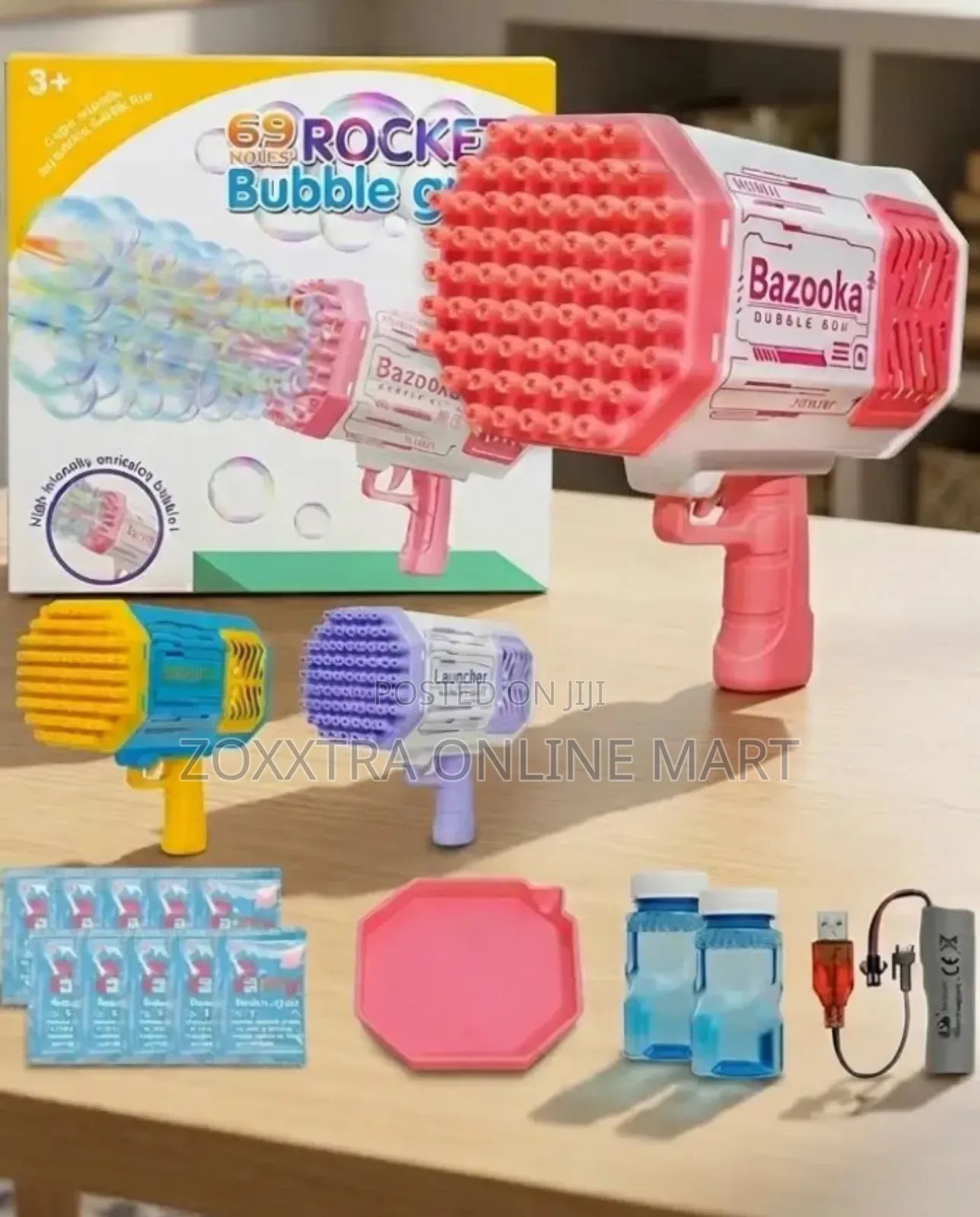 69-hole Rechargeable Bubble Gun