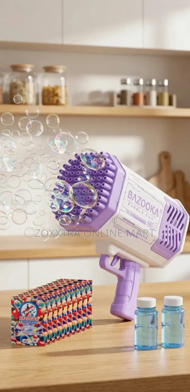 69-hole Rechargeable Bubble Gun