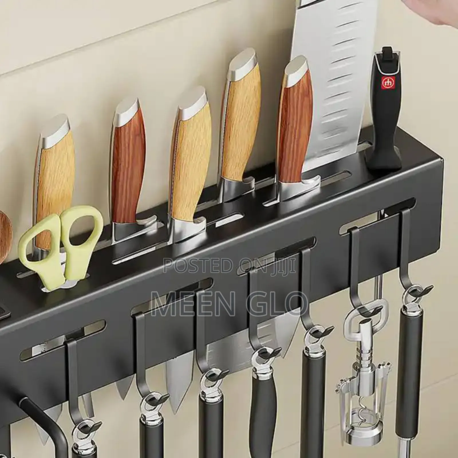 Multifunctional Wall-Mounted Kitchen Organizer Rack
