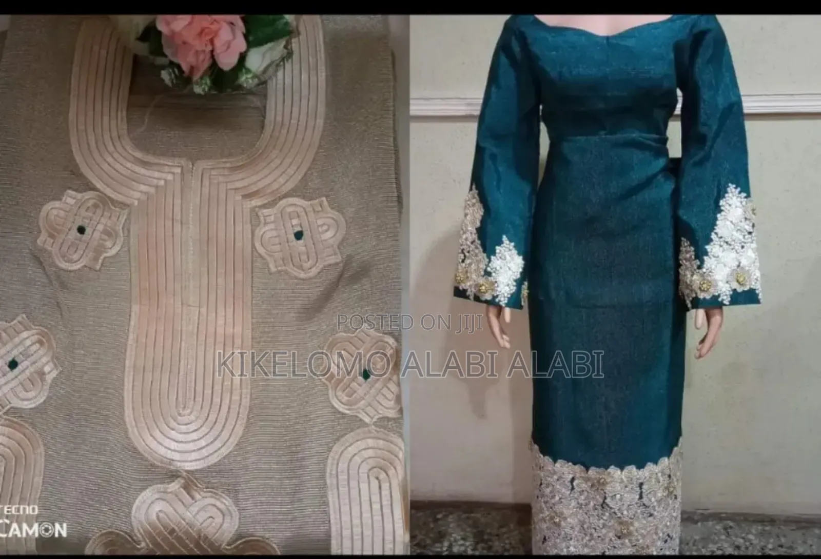 Aso Oke in Loom and Bundle