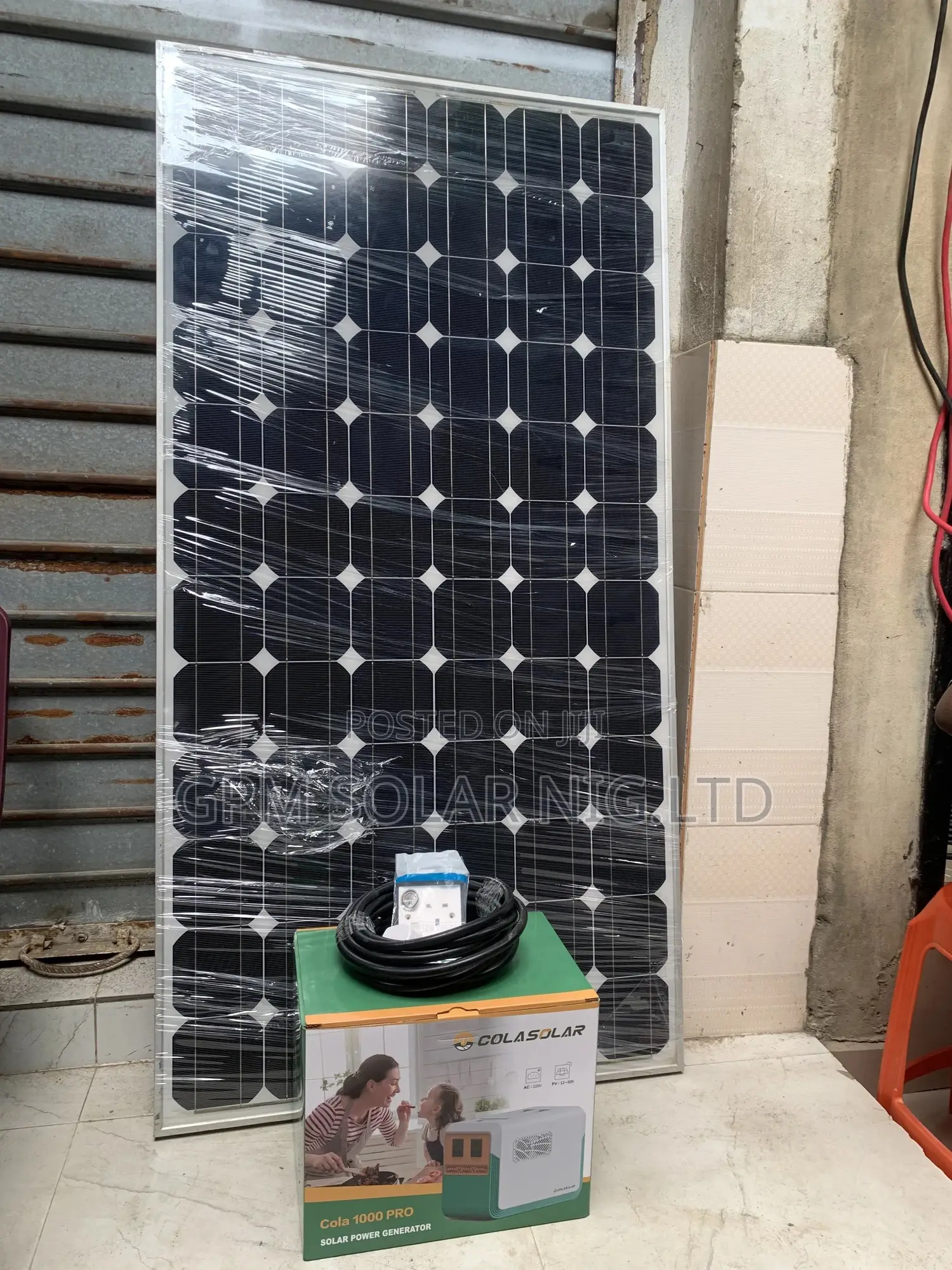 1kwh Solar Generator With Panel and Csolar Cable (Complete Set)