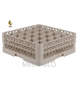 25 Compartment Glass Cup Rack