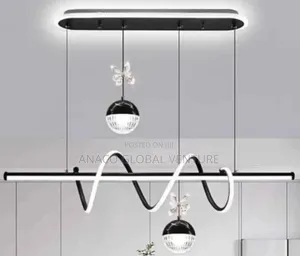 Classic Led Chandelier Light For Dining 3 Colours Light