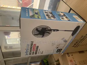 18inches Solar Rechargeable Standing Fan