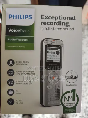 Philips Voice Tracer Audio Recorder Dvt2050