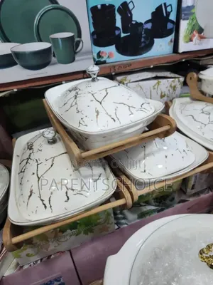 Ceramic Casserole Dish With Lid- 3pcs Set