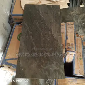 60 By 120 Black Floor Tiles