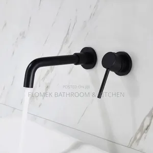 Portable Black Conduit Mixer Tap – Modern Bathroom Faucet