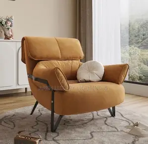 Leather Recliner Leisure Chair Living Room Single Sofa
