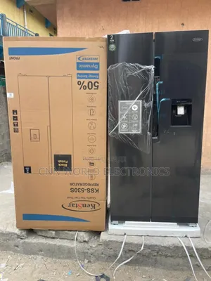 New Kenstar 510l Side by Side Fridge Dispenser(Kss530s)Super Cooling