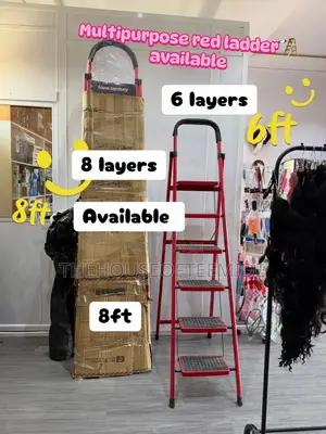 6ft Multipurpose Red Ladder
