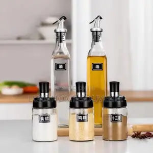 5pcs Oil Vinegar and Spice Bottle