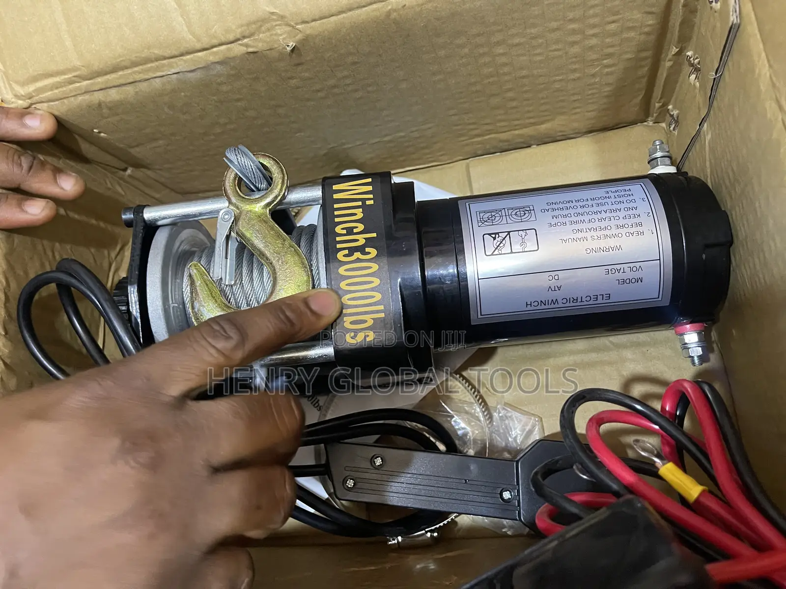 3000lbs Electric Winch Machine