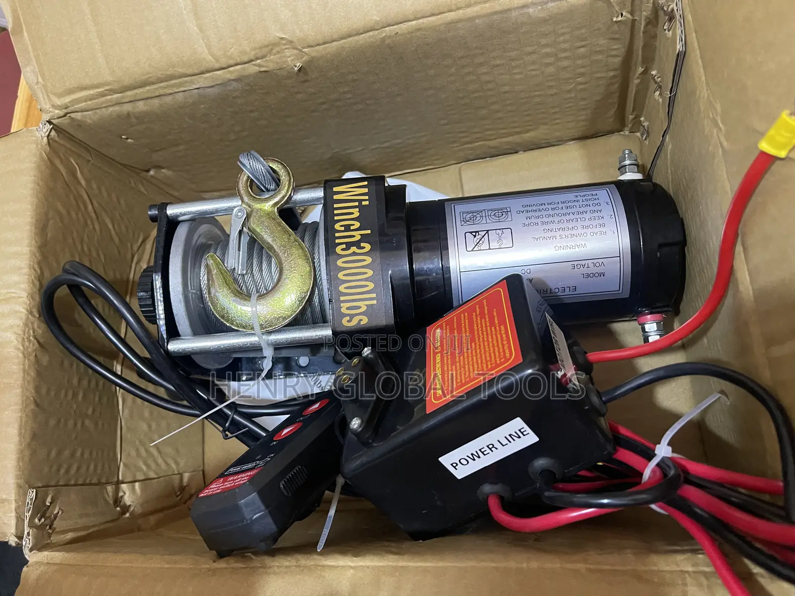 3000lbs Electric Winch Machine