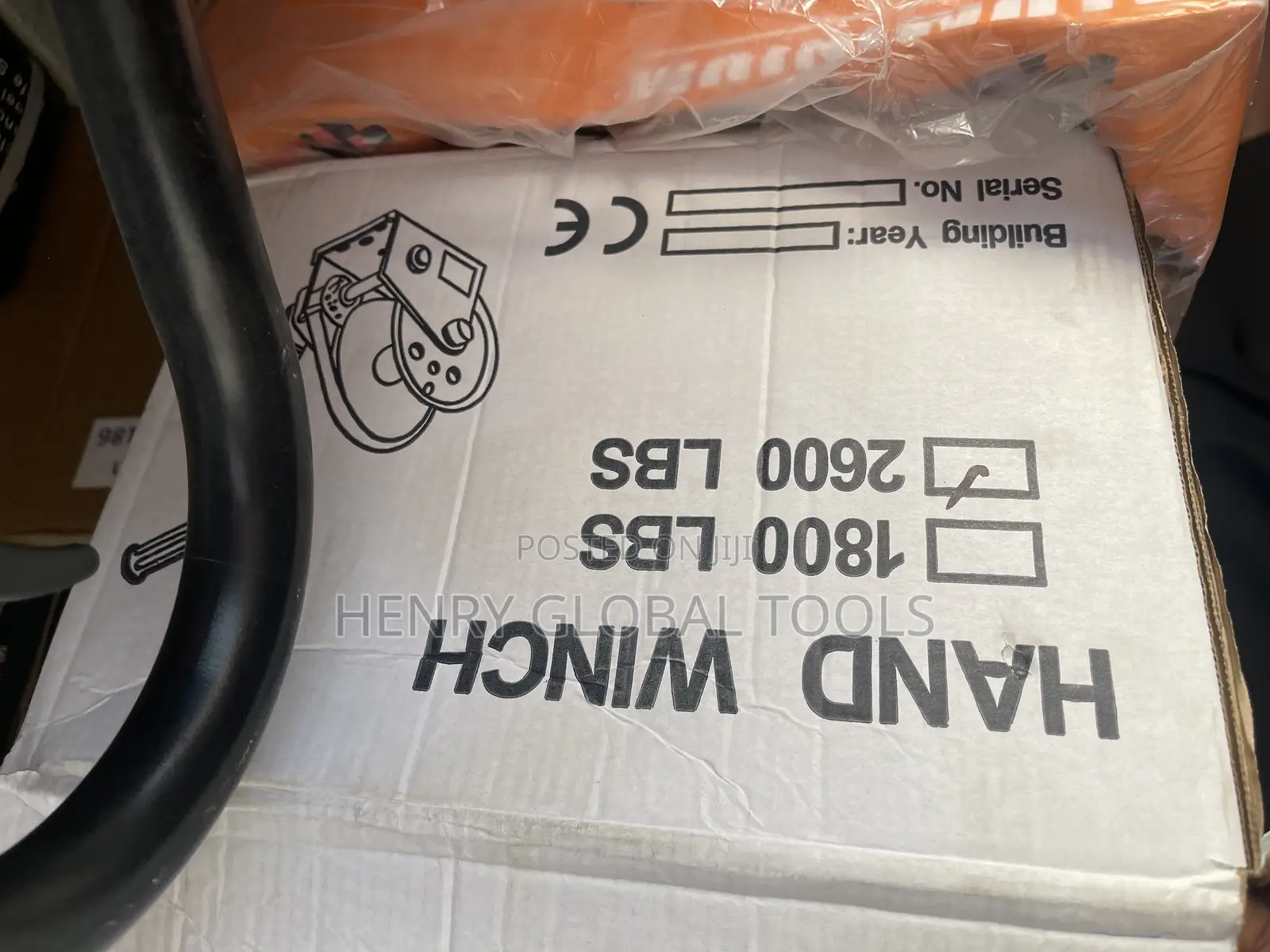 2600lbs Manual Hand Winch