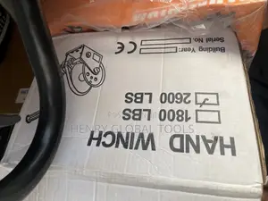 2600lbs Manual Hand Winch
