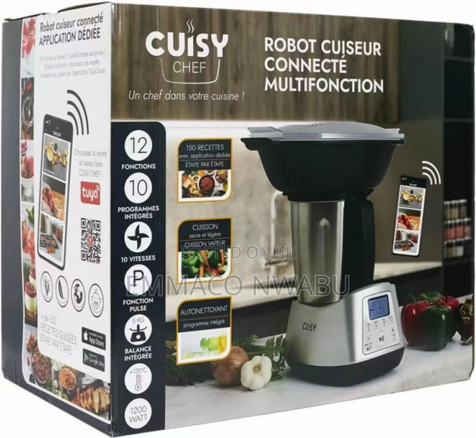 Cuisy Chef Robot Cuisine Connected Multifunction Food Processor.