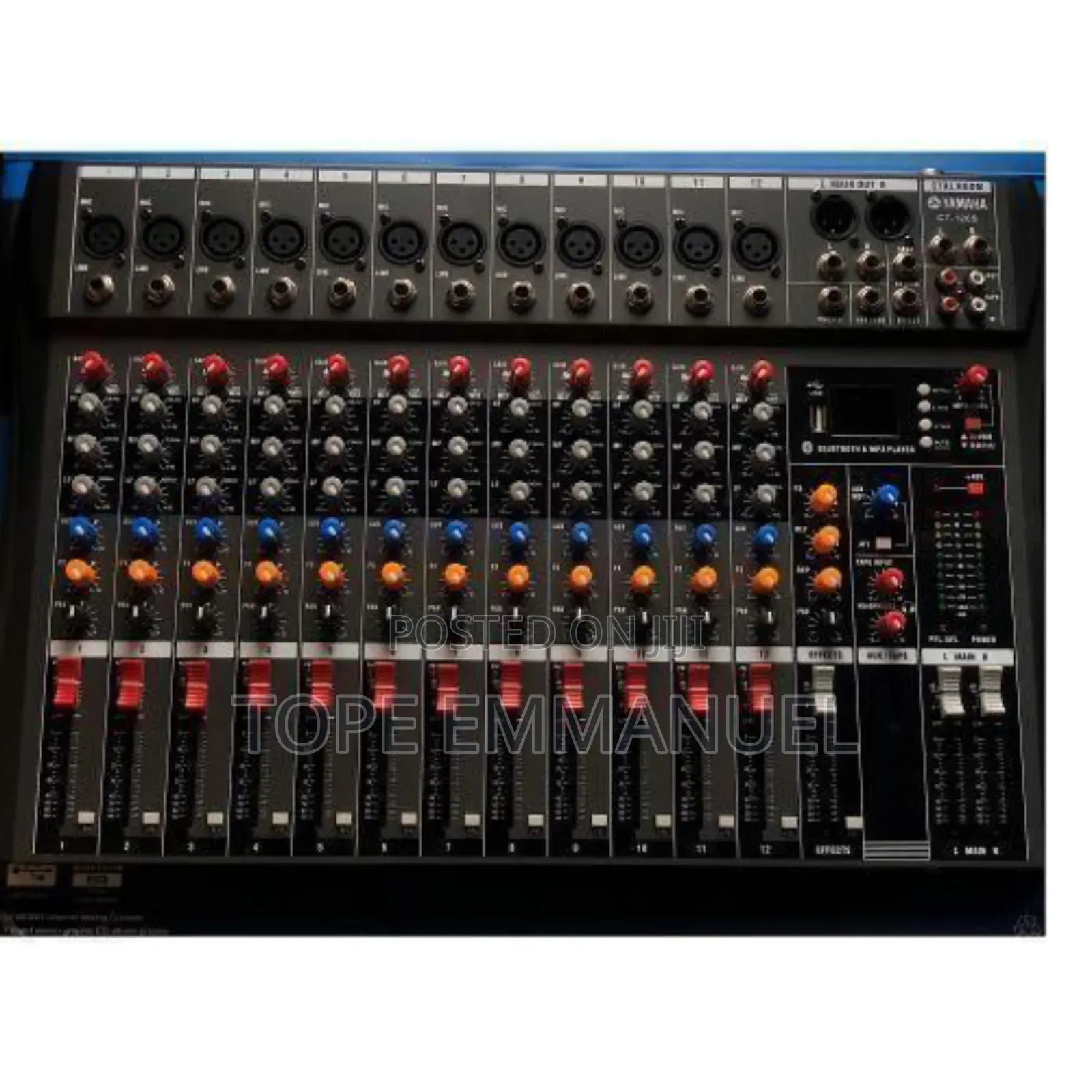 Yahama 12 Channel Mixer With Bluetooth Effect and Usb