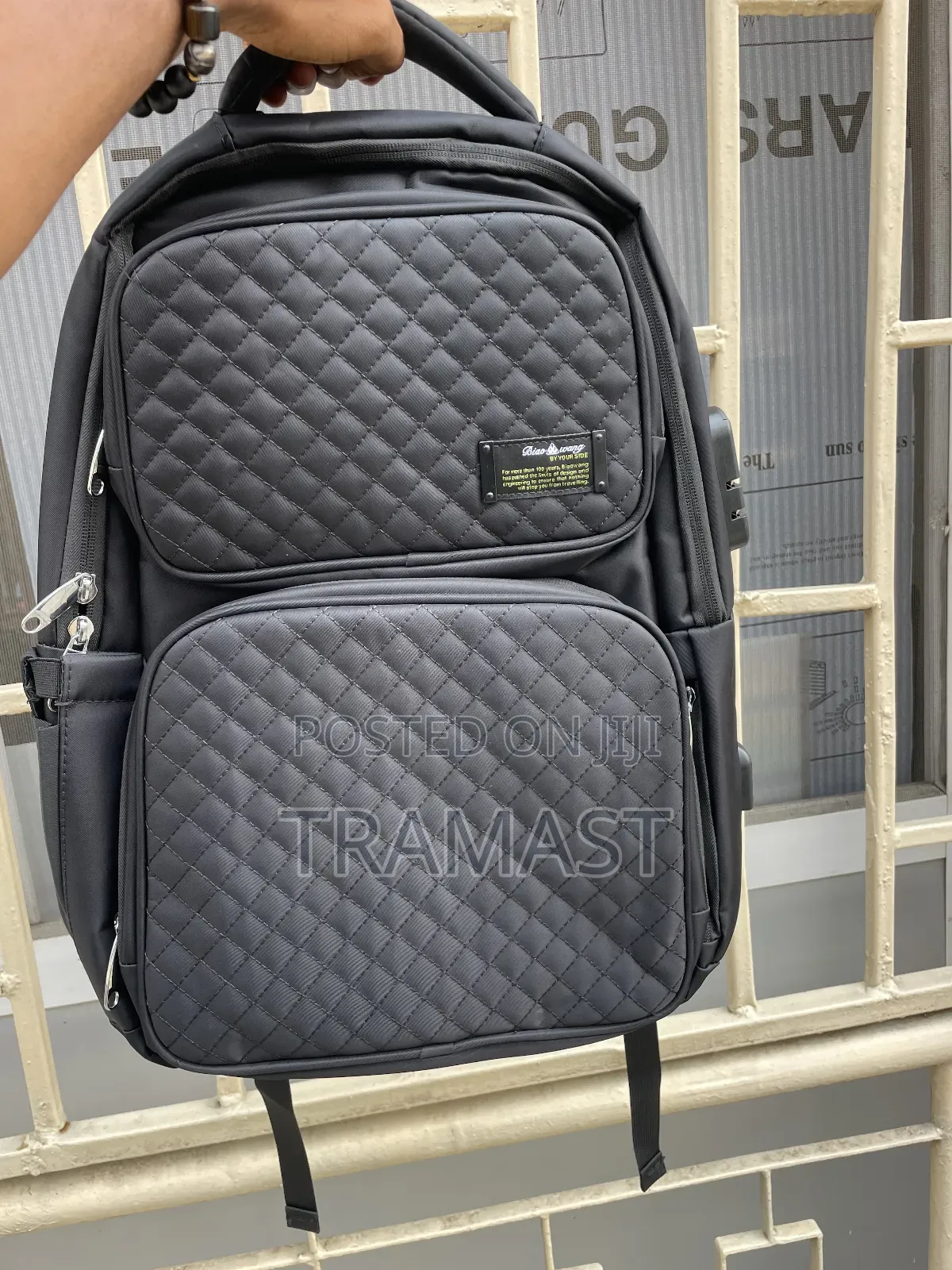 Biao Wang Backpack - Black (With Tsa Lock)