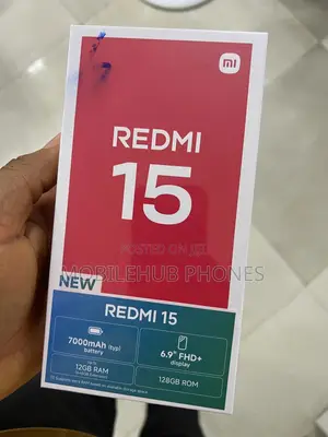 New Xiaomi Redmi 15 128 GB Black