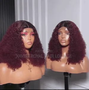 14 Inches Burgundy Pixie Curls