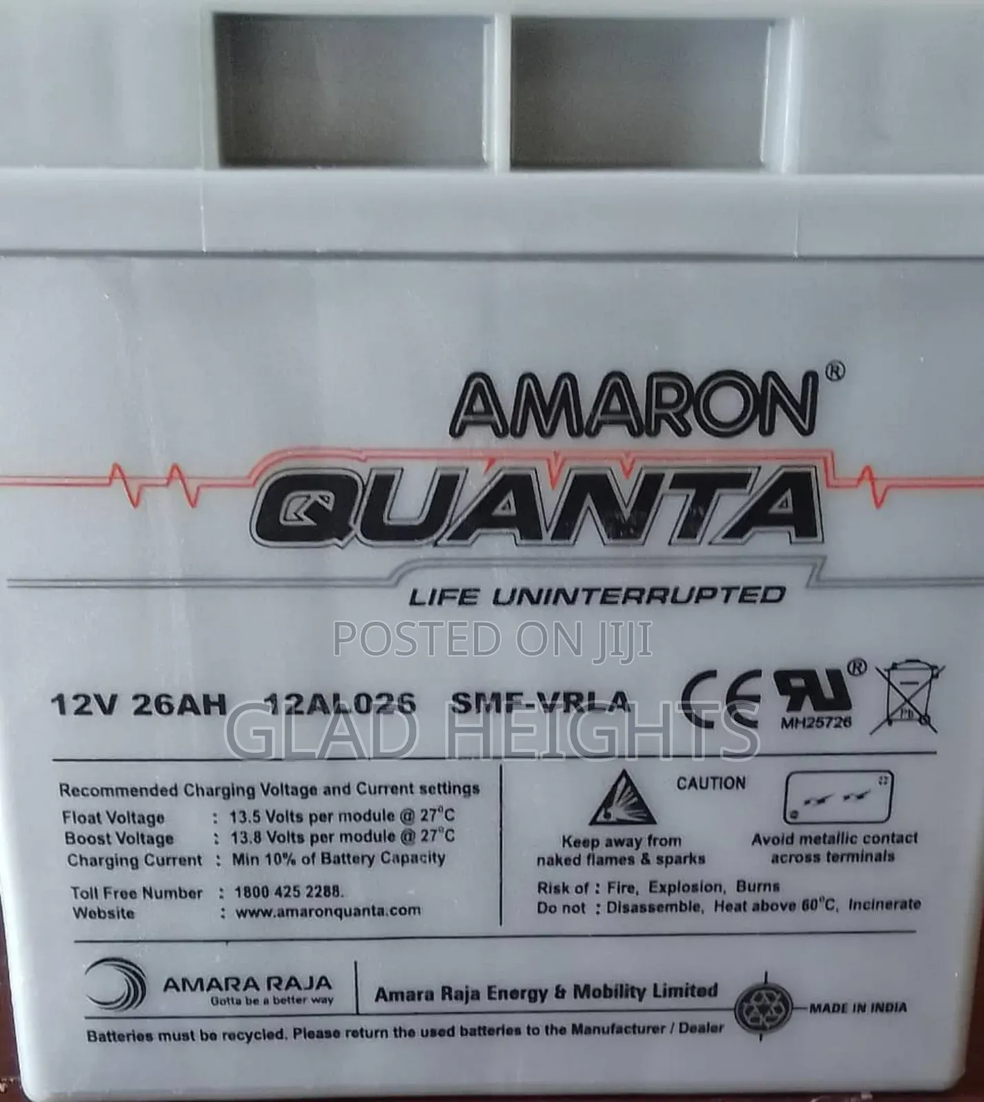 Quanta Ups Battery