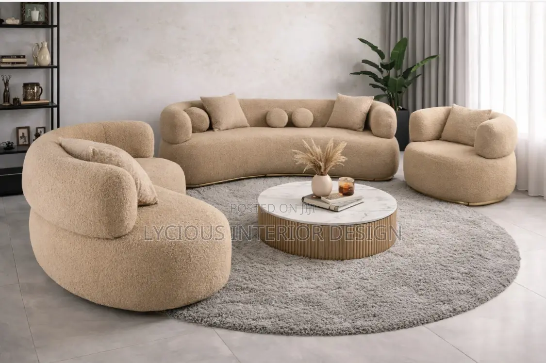 Luxury Curved Sofa Set