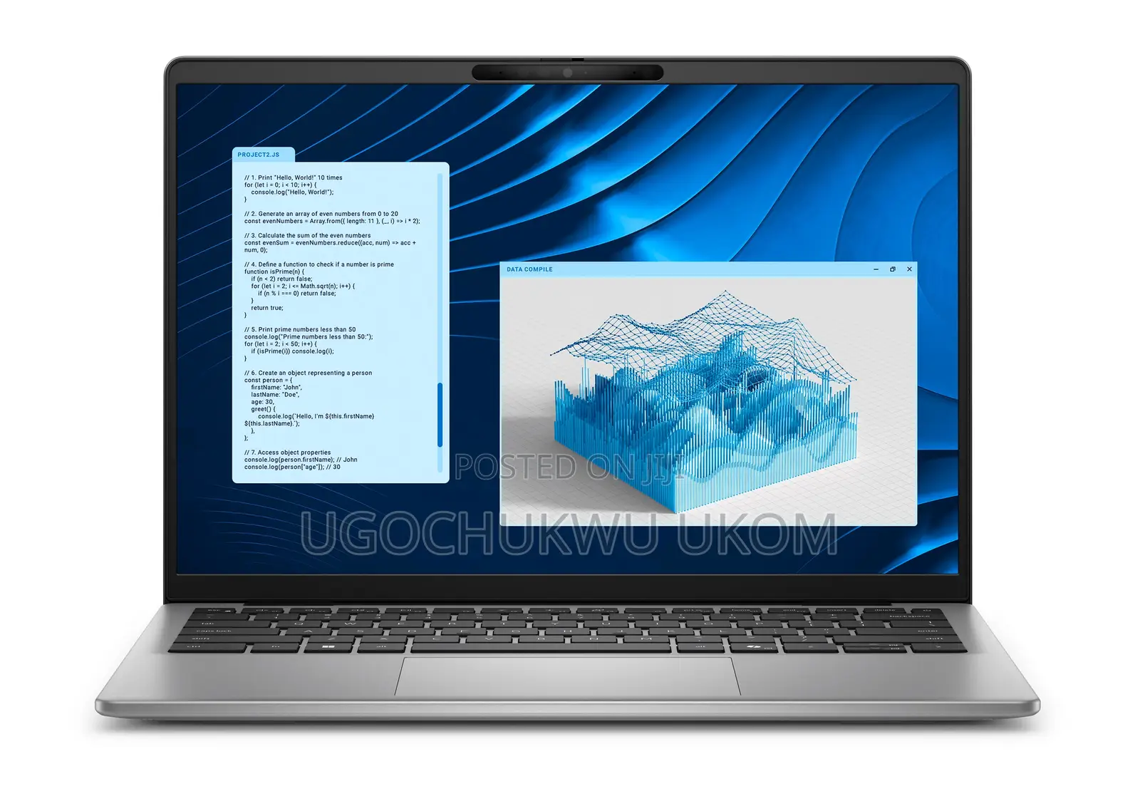 New Laptop Dell 16GB Qualcomm Snapdragon X Plus SSD 256GB
