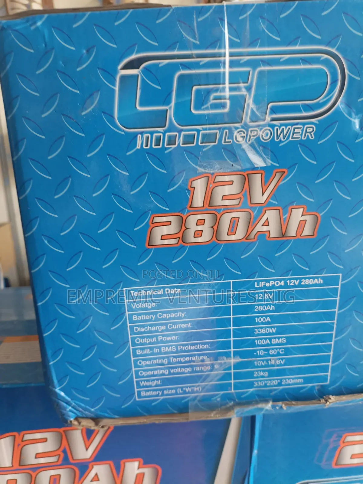 12v 280ah Lithium Battery With Display
