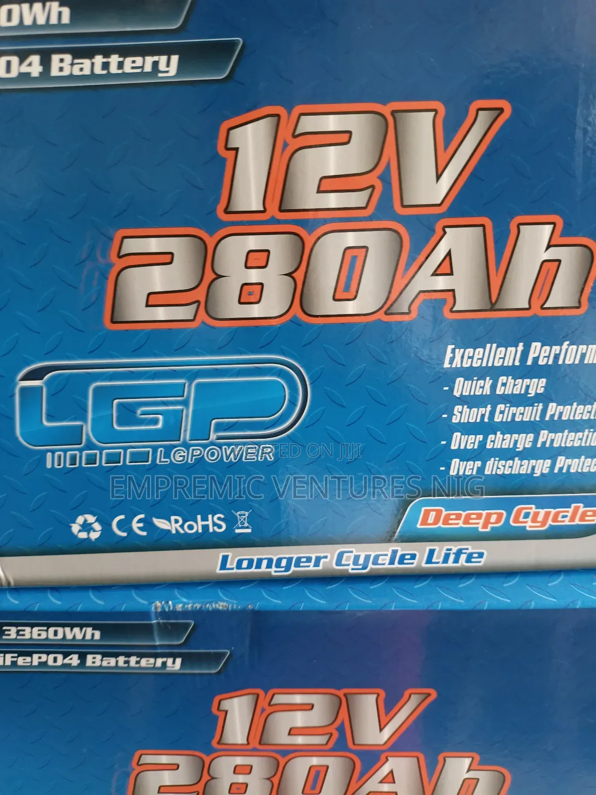 12v 280ah Lithium Battery With Display