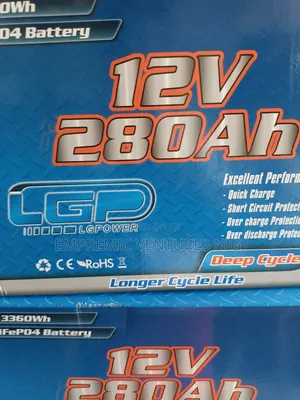 12v 280ah Lithium Battery With Display
