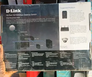 Dlink 16 Port 10/100 Network Switch Des-1016d