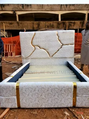 6 by 6 Padded Bedframe