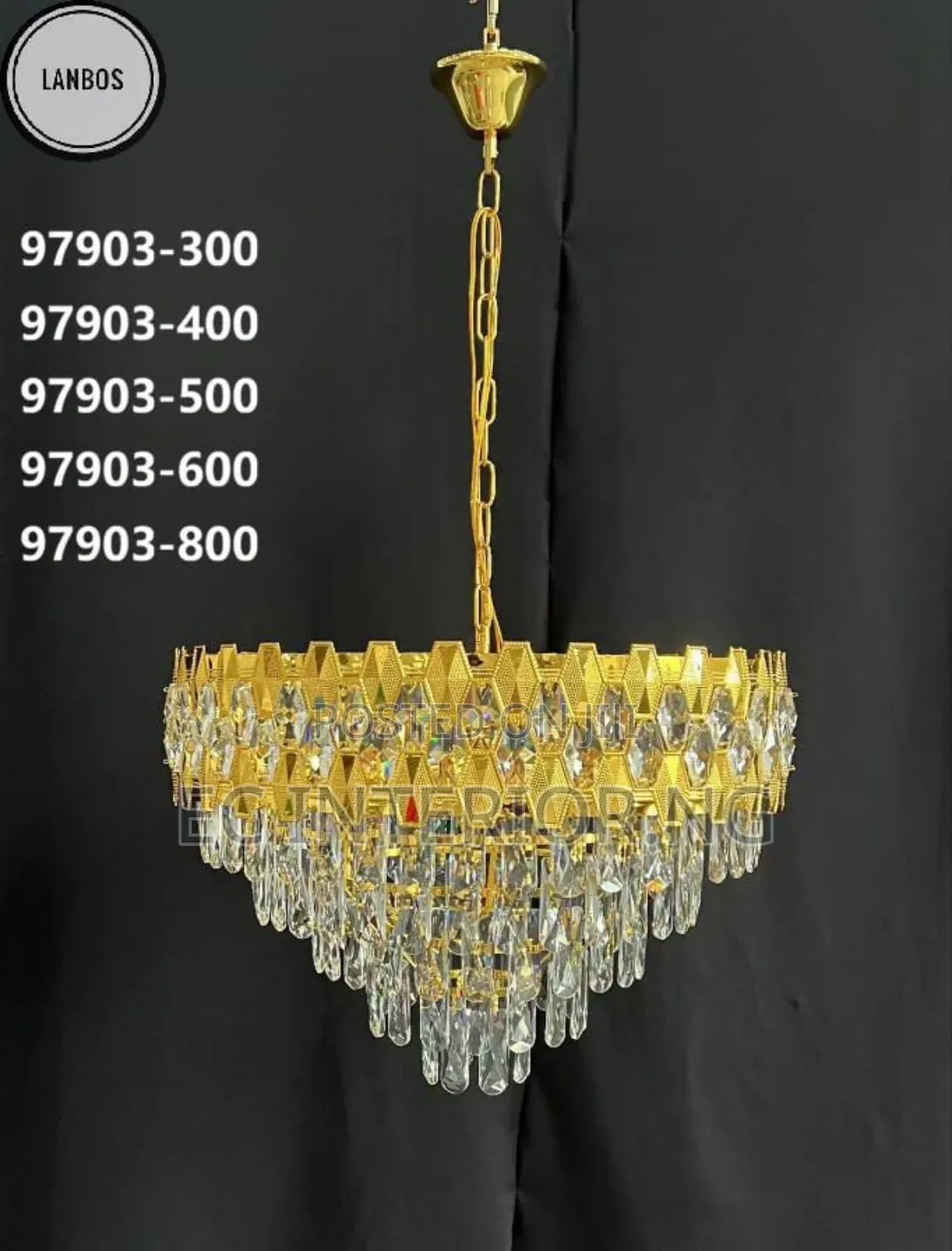 Luxury Chandeliers for Parlour or Dining