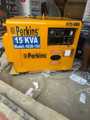 High Capacity 15kva Perkins Soundproof Generator – Industrial Grade