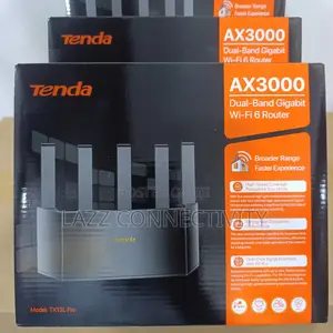 Tenda Ax3000 Dual-Band Gigabit Wi-Fi 6 Router