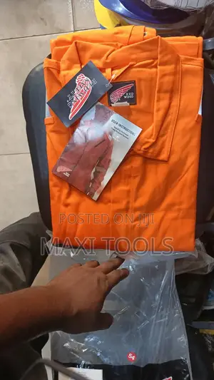 Red Wing Flame-resistant Fire Coverall.