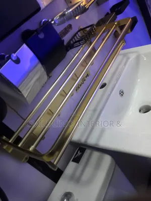 Multiple Towel Rail Gold