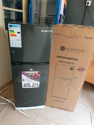 Indoor Refrigerator 175l Double Door Glamstar