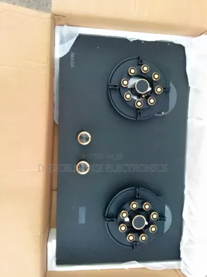 Image Inbuilt 2 Burner Gas Cooker Removable for Cleaning