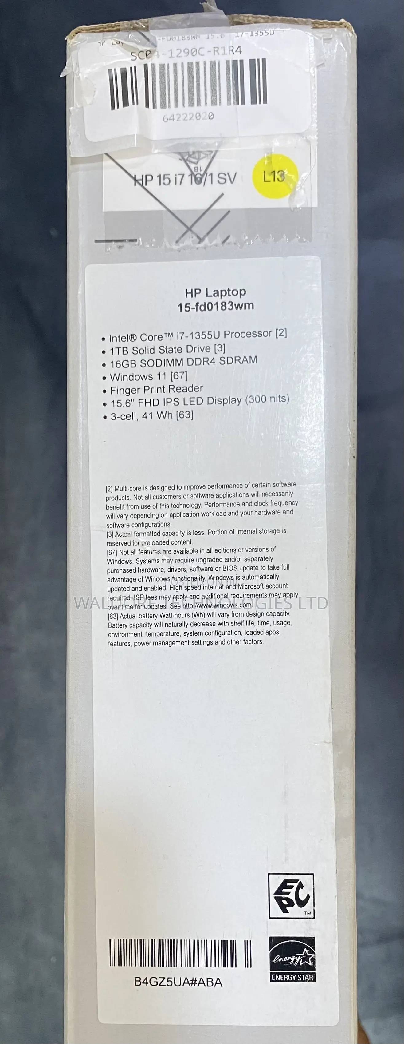 New Laptop HP 15 16GB Intel Core i7 SSD 1T