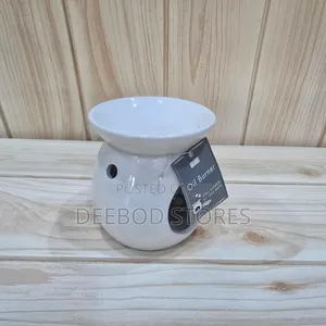 White Ceramic Oil Burner Wax Melt Warmer
